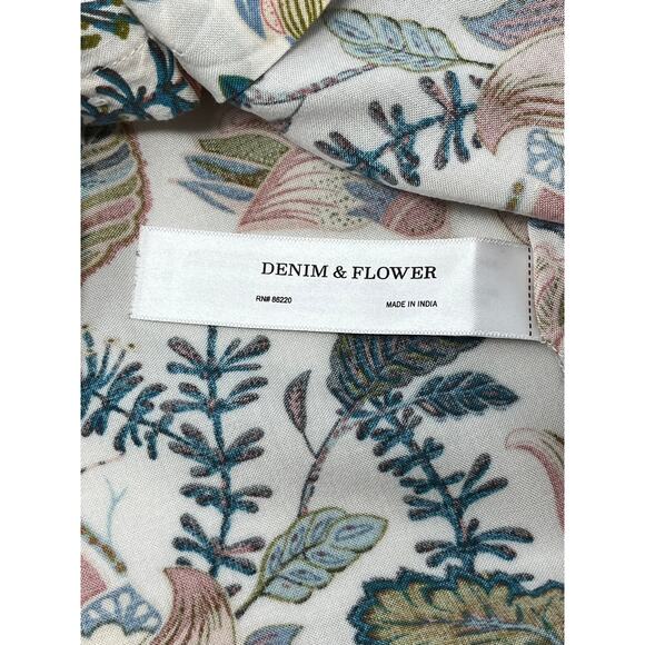 Denim & Flower Ricky Singh Women's Blouse size XL - Picture 8 of 10